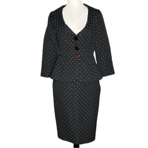 Cynthia Steffe 2 piece retro skirt suit